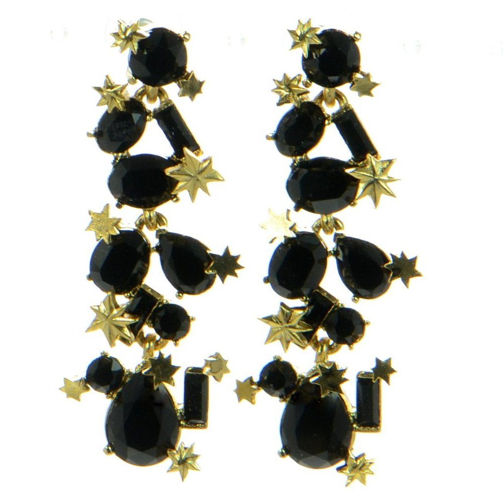 Oscar de la Renta Celestine Crystal Drop Earrings